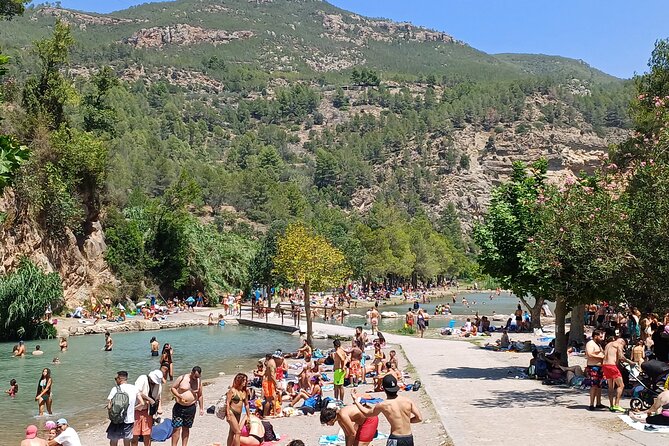 A day tour in Montanejos hot springs. - Stop 2: Fuente de los Baños hot springs and your included swim time