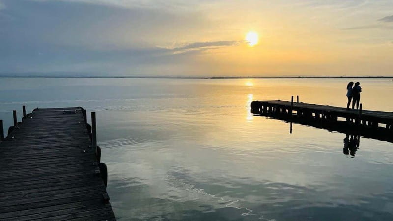 Albufera Bike Adventure: Wetlands, Beaches & Biodiversity - Gola del Pujol and Mirador del Pujol: fresh water meets saltwater