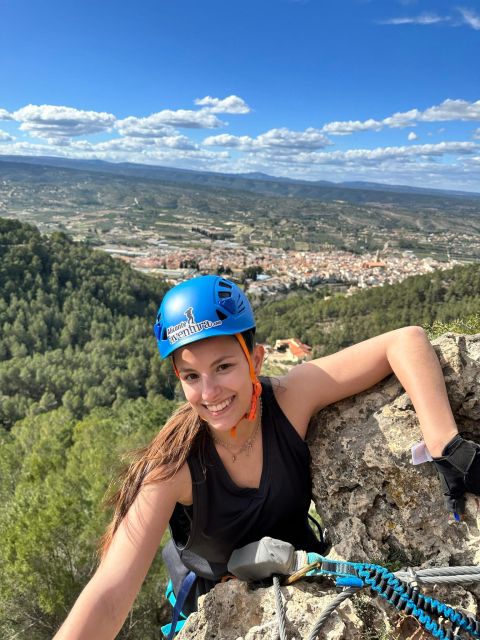 Enguera - The king obstacle: the 70m zip line over the ravine (and the 25m abseil option)