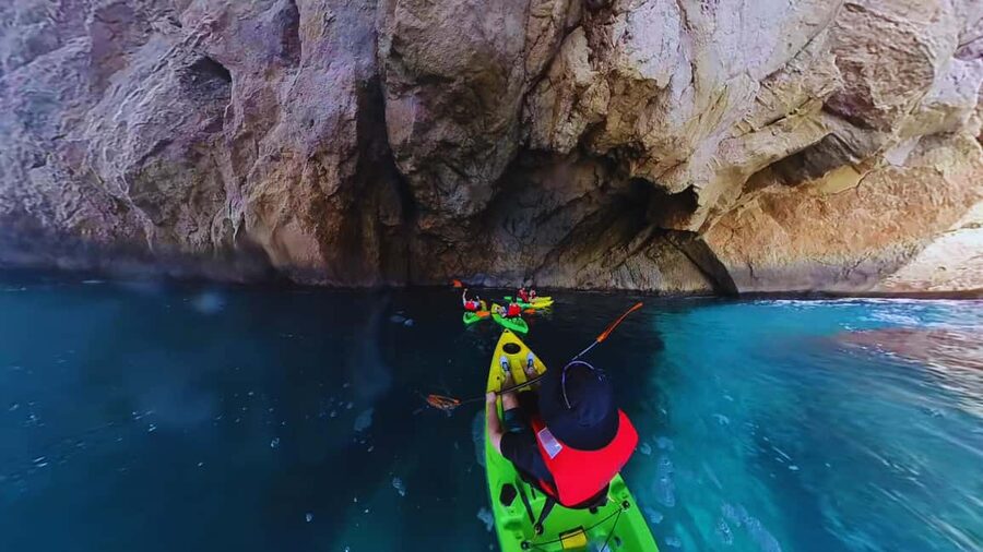 Kayak Tour in Moraira - Swimming and snorkeling stops in crystal-clear water