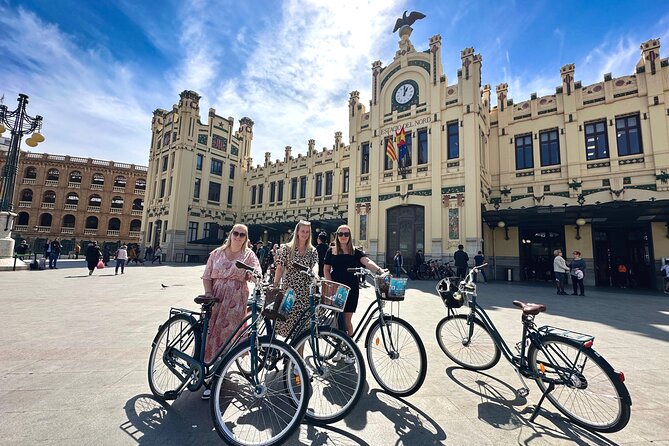 Valencia All in One Bike Tour - Mercado Colón and the Palacio del Marqués de Dos Aguas: style changes, still downtown