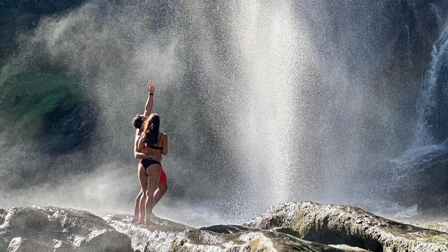 Valencia: Epic Waterfalls and Montanejos Swimming Experience - The Blue Lagoon at 25°C: swimming comfort, safety support, and private change rooms