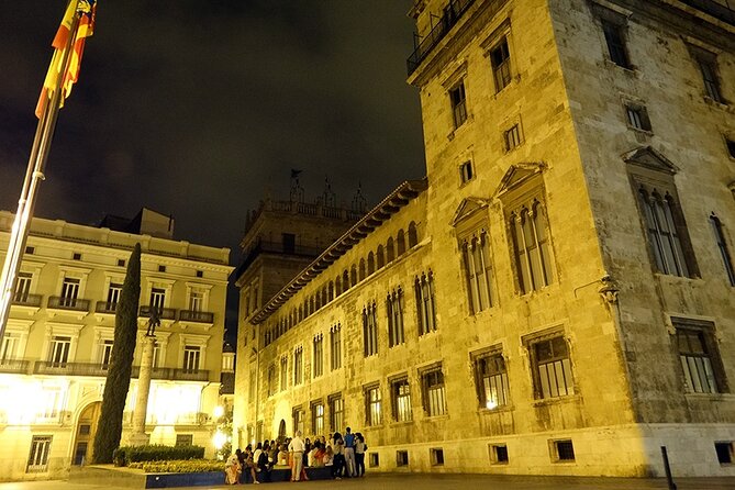 Valencia's Legends & Stories by Moonlight - Palau de la Generalitat: seeing the power building through a legend lens