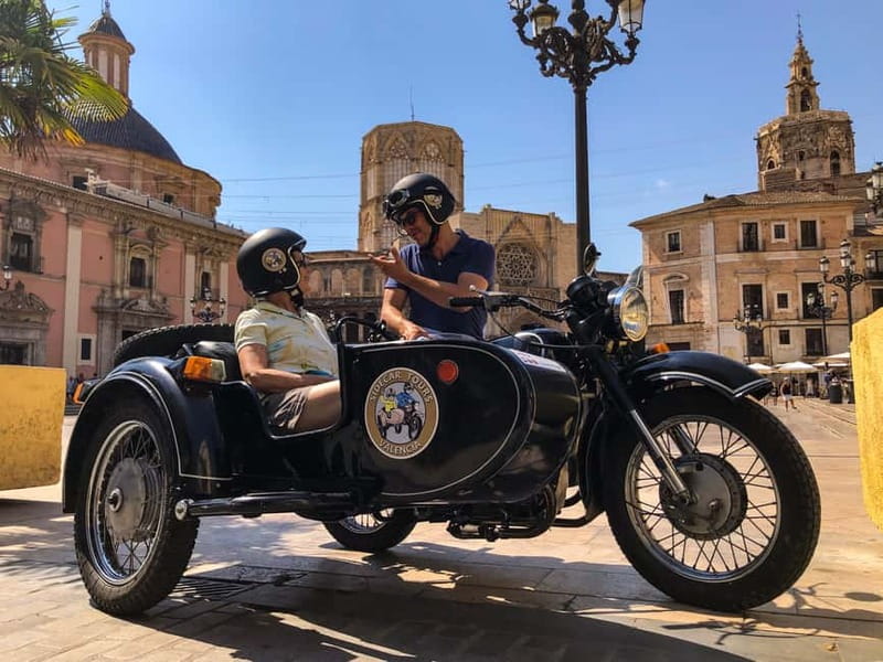 Valencia: The Highlights Tour in Vintage Sidecar - Old town highlights: from Catedral to Plaza de Toros