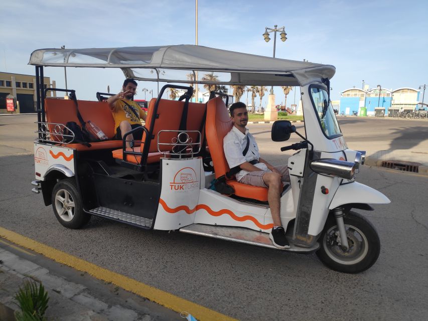 Valencia: Tuk Tuk Modern Tour - La Marina to Malvarrosa: Neighborhood Flavor by Tuk Tuk