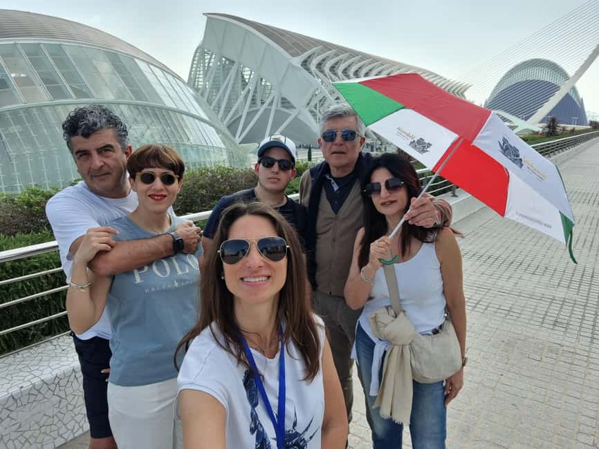 Valencia: Walking tour of the City of Arts and Sciences in Italian - L’Umbracle: starting with design and atmosphere